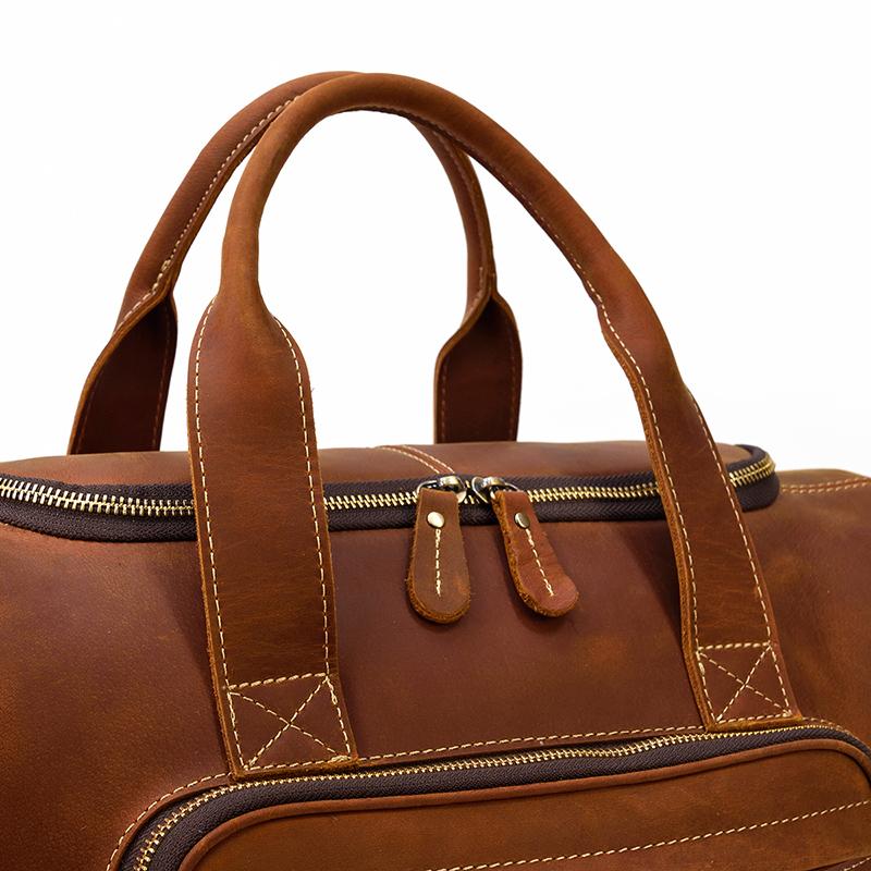Sac de voyage effet cuir vintage pour homme-31