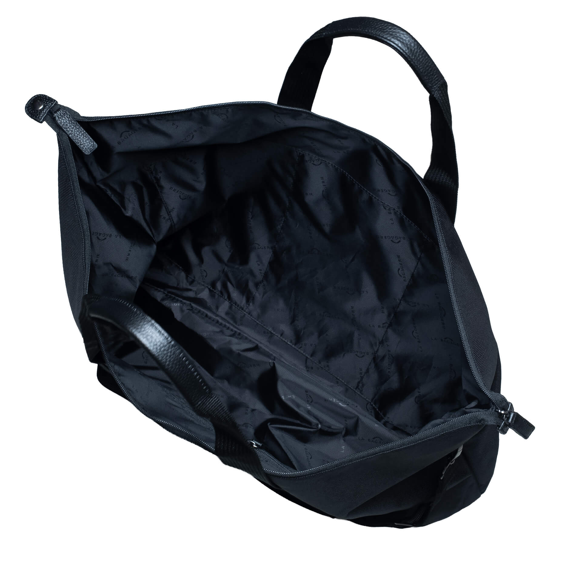 Sac de voyage noir grande capacité-5