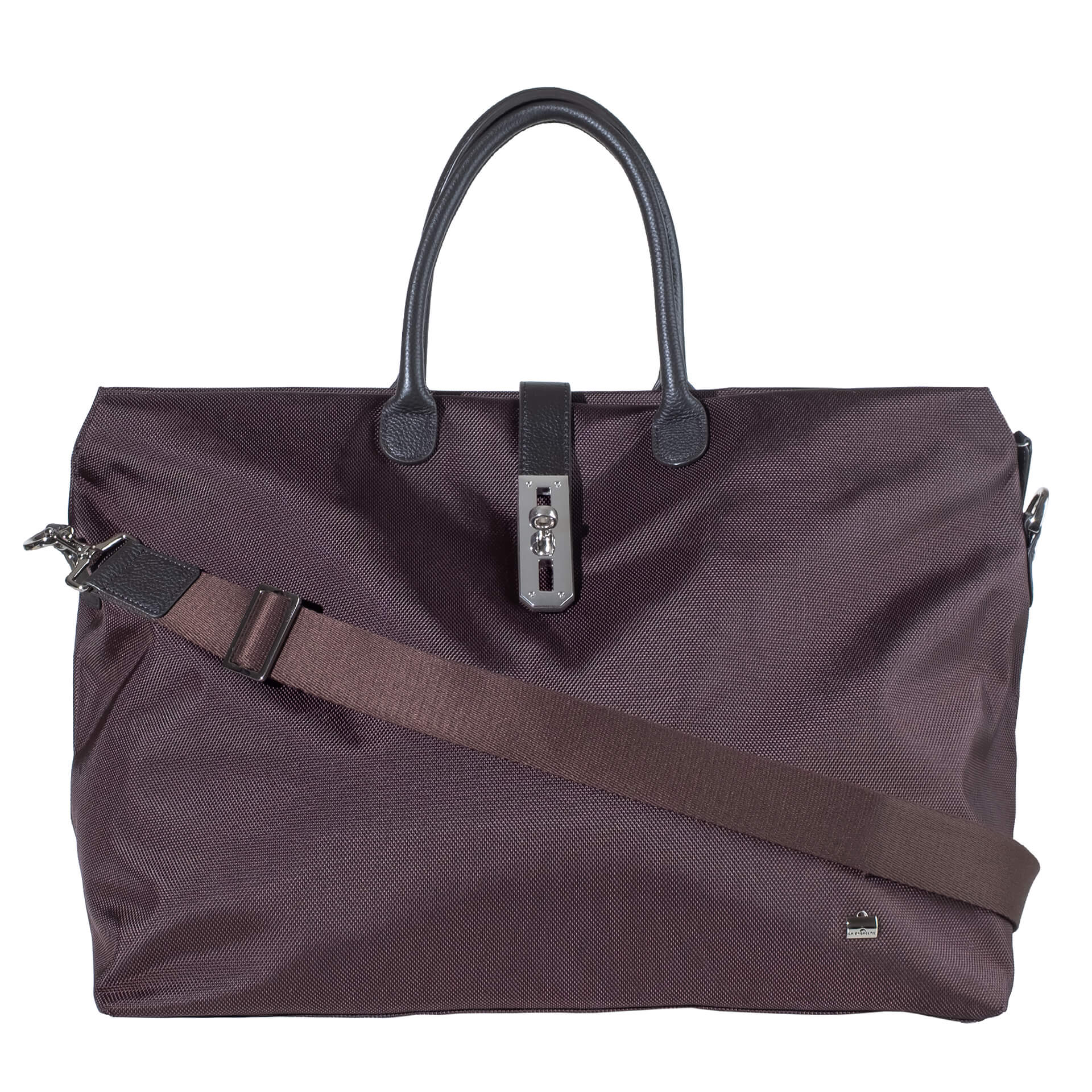 Sac de voyage souple marron grand format-3