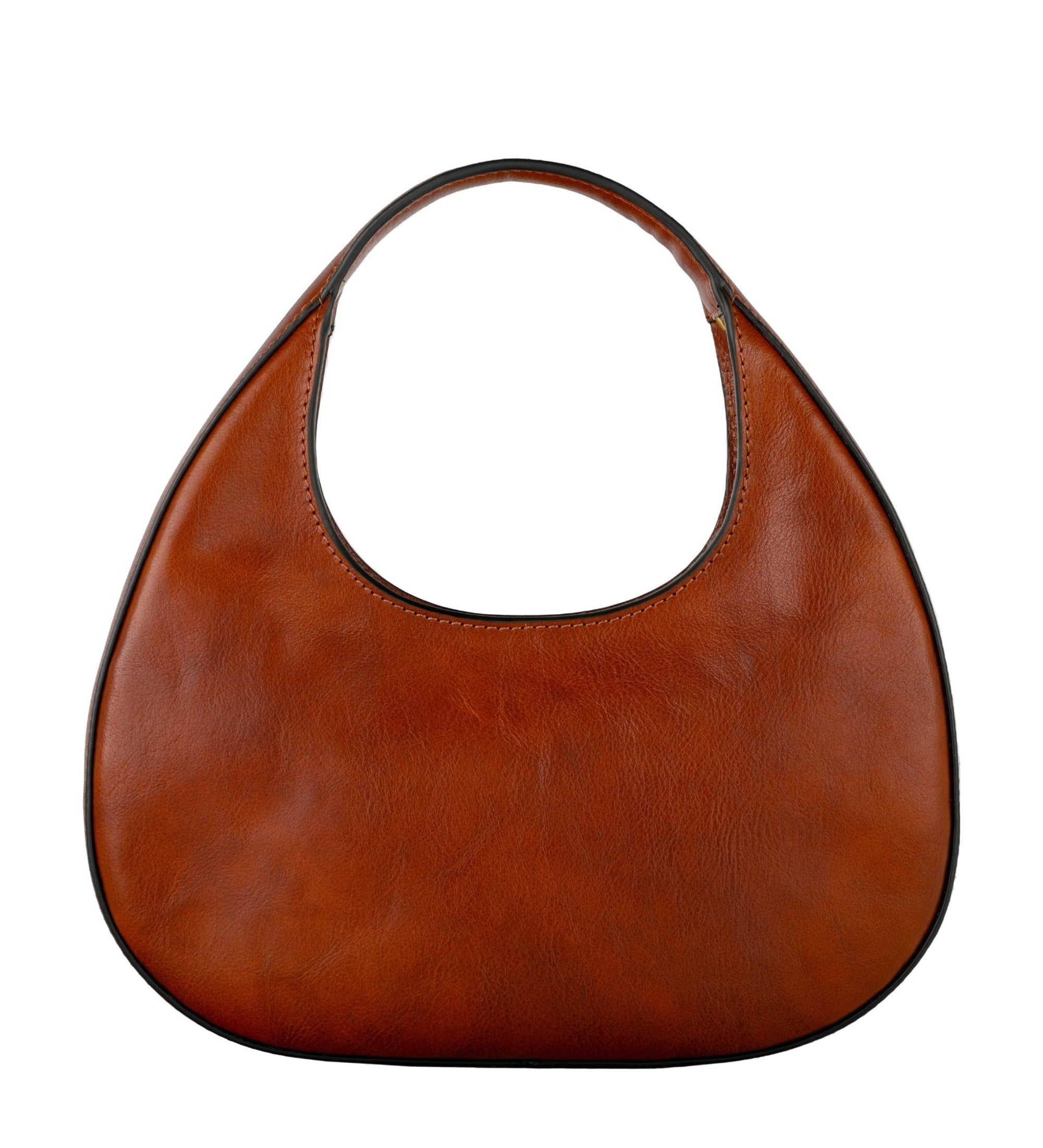 Sac demi-lune effet cuir pour femme-1