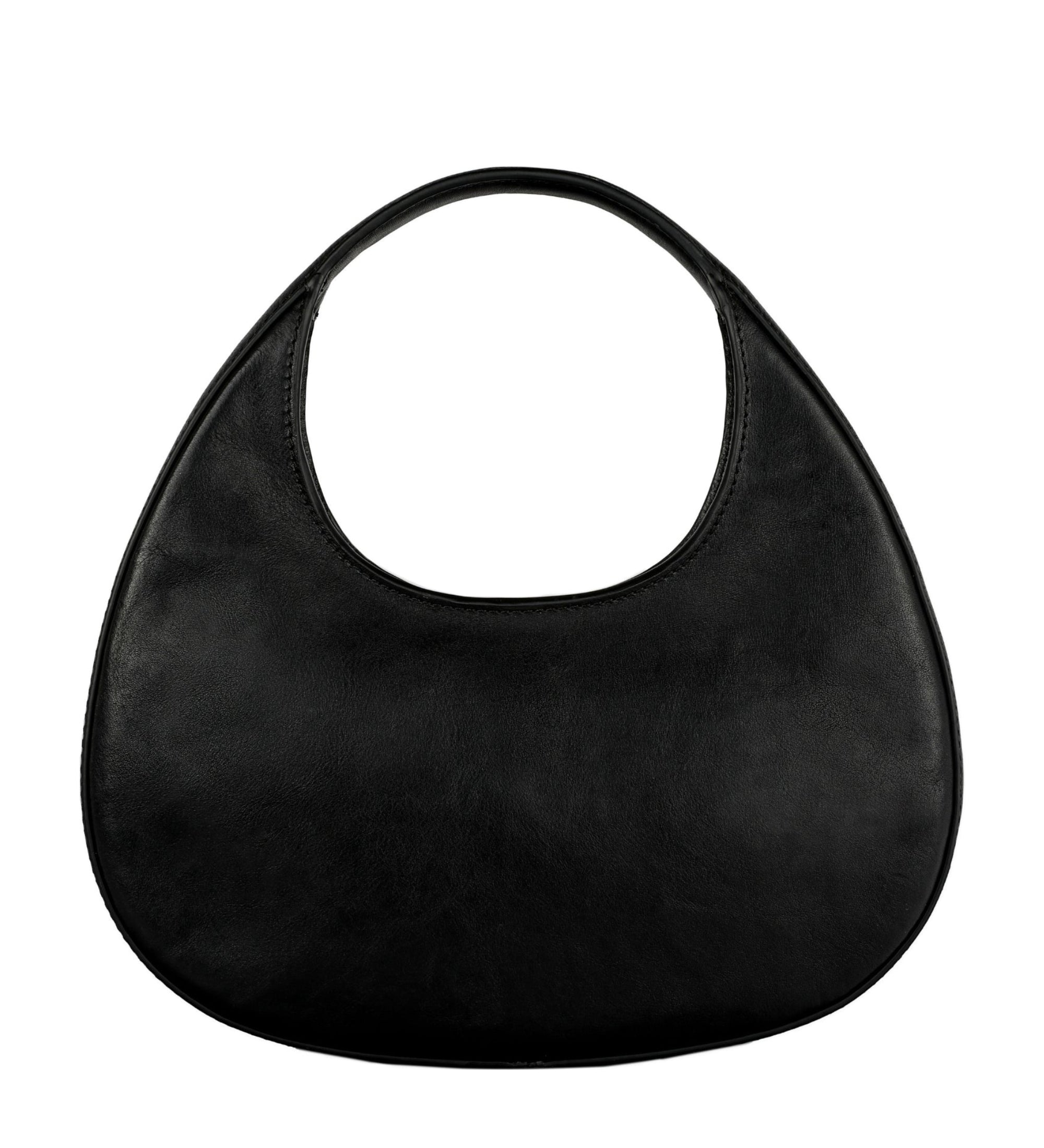 Sac demi-lune effet cuir pour femme-12