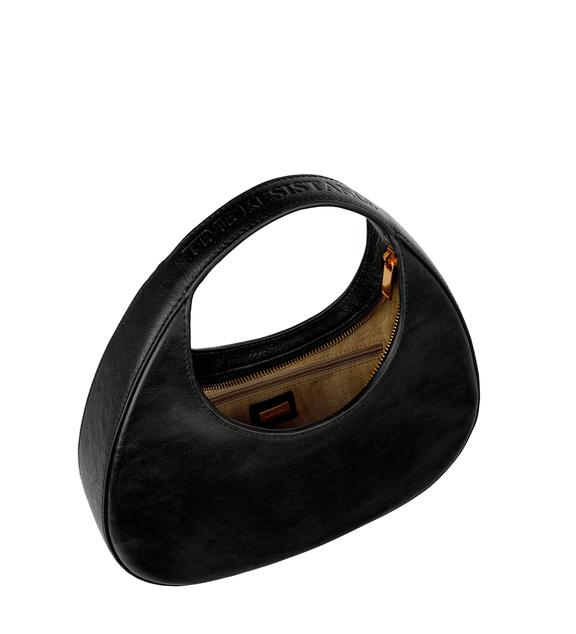Sac demi-lune effet cuir pour femme-16