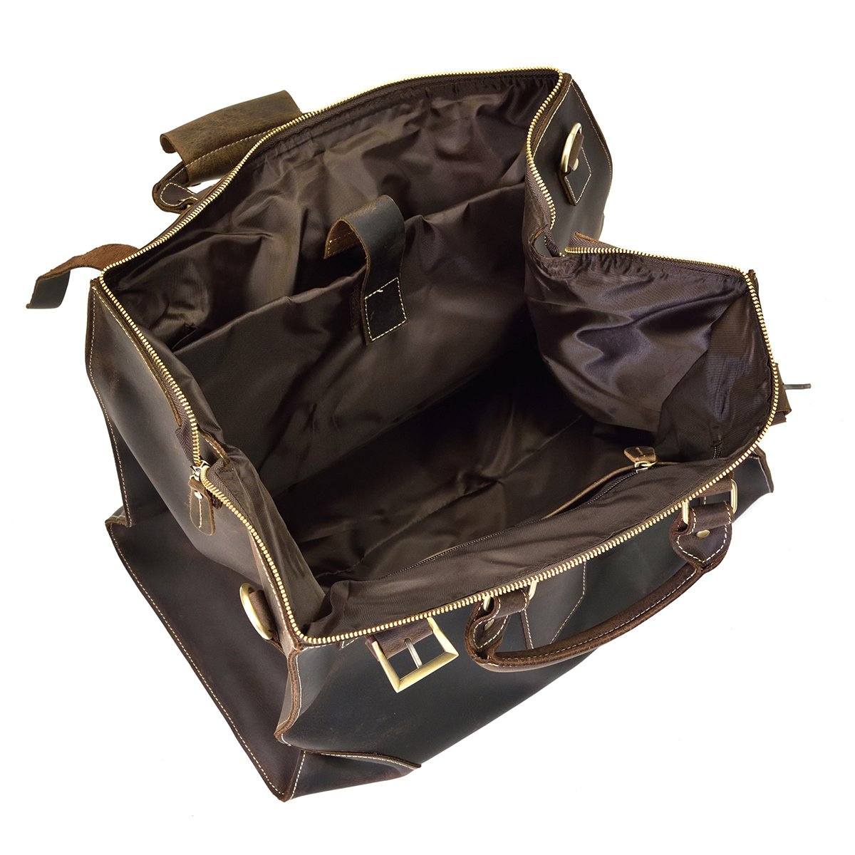 Sac duffle effet cuir vintage-11