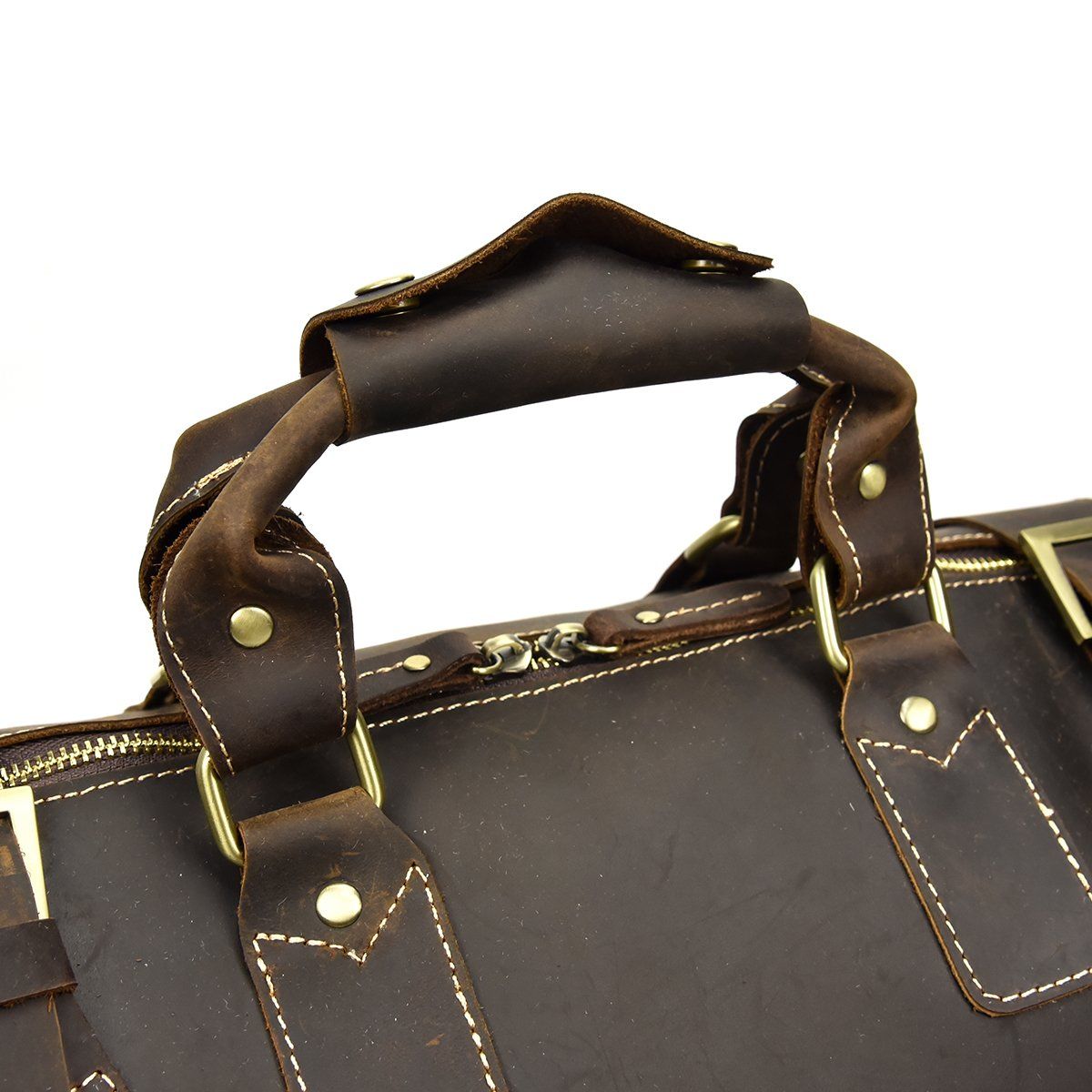 Sac duffle effet cuir vintage-13