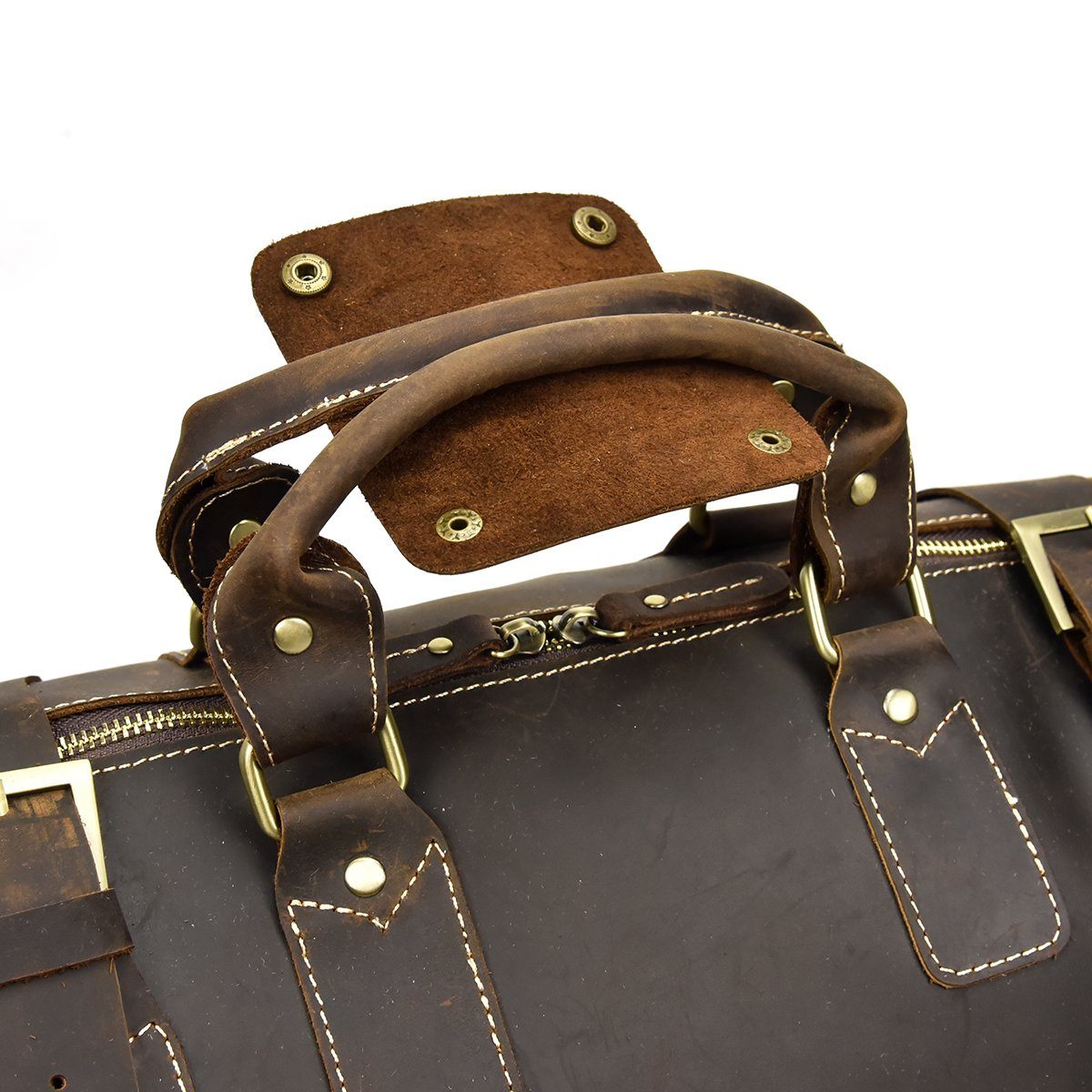 Sac duffle effet cuir vintage-14