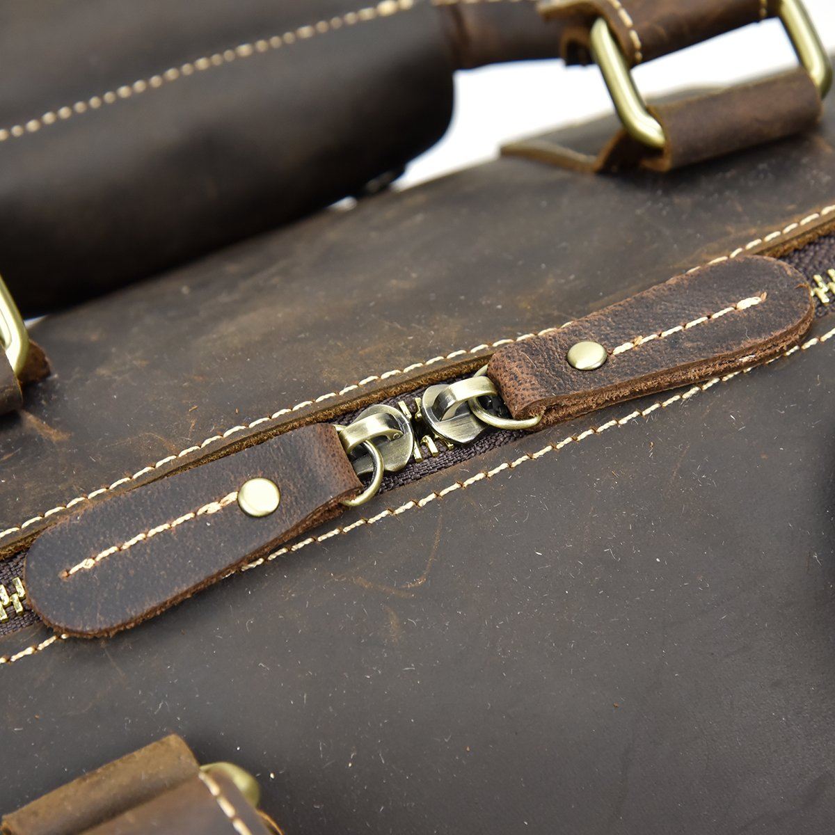 Sac duffle effet cuir vintage-15