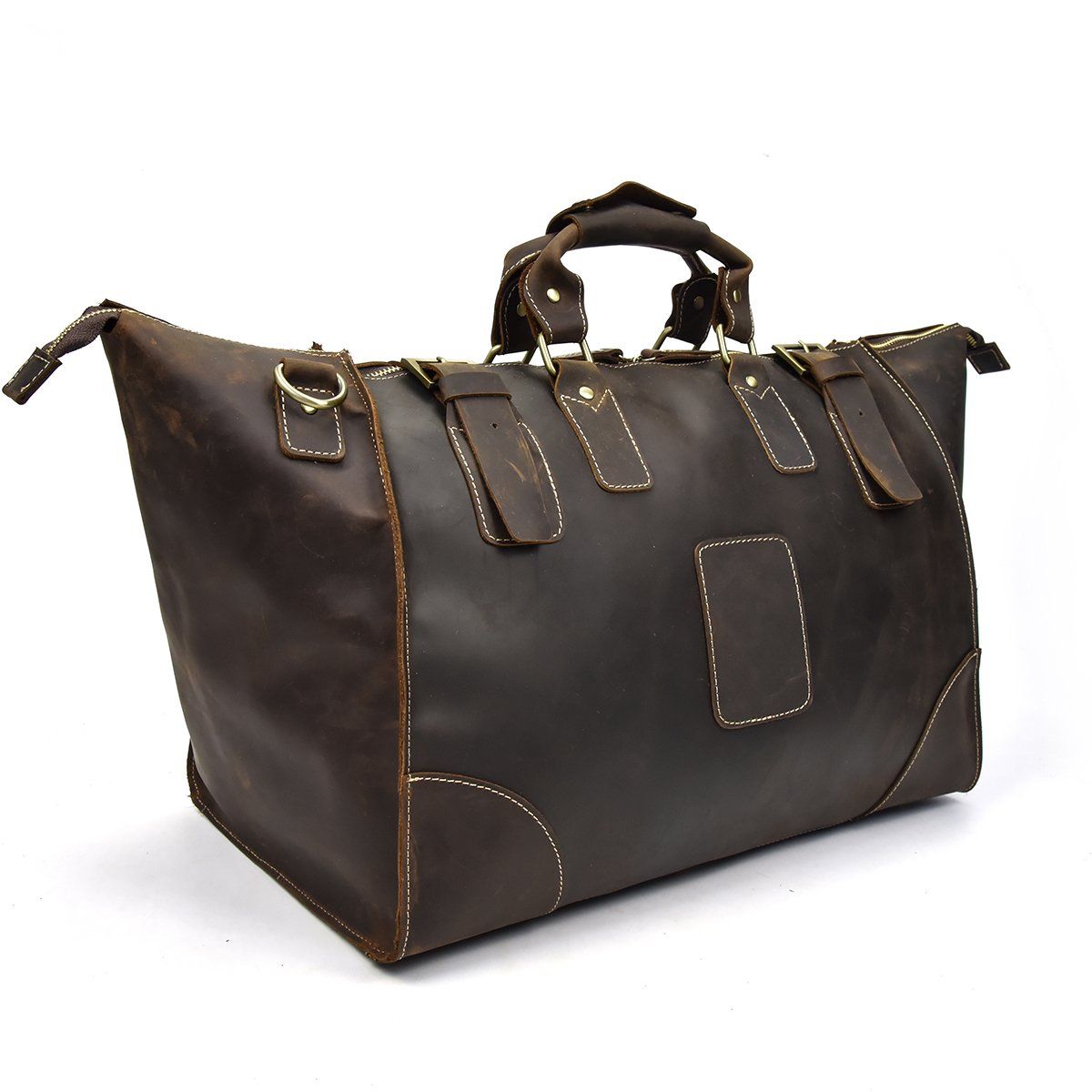 Sac duffle effet cuir vintage-8