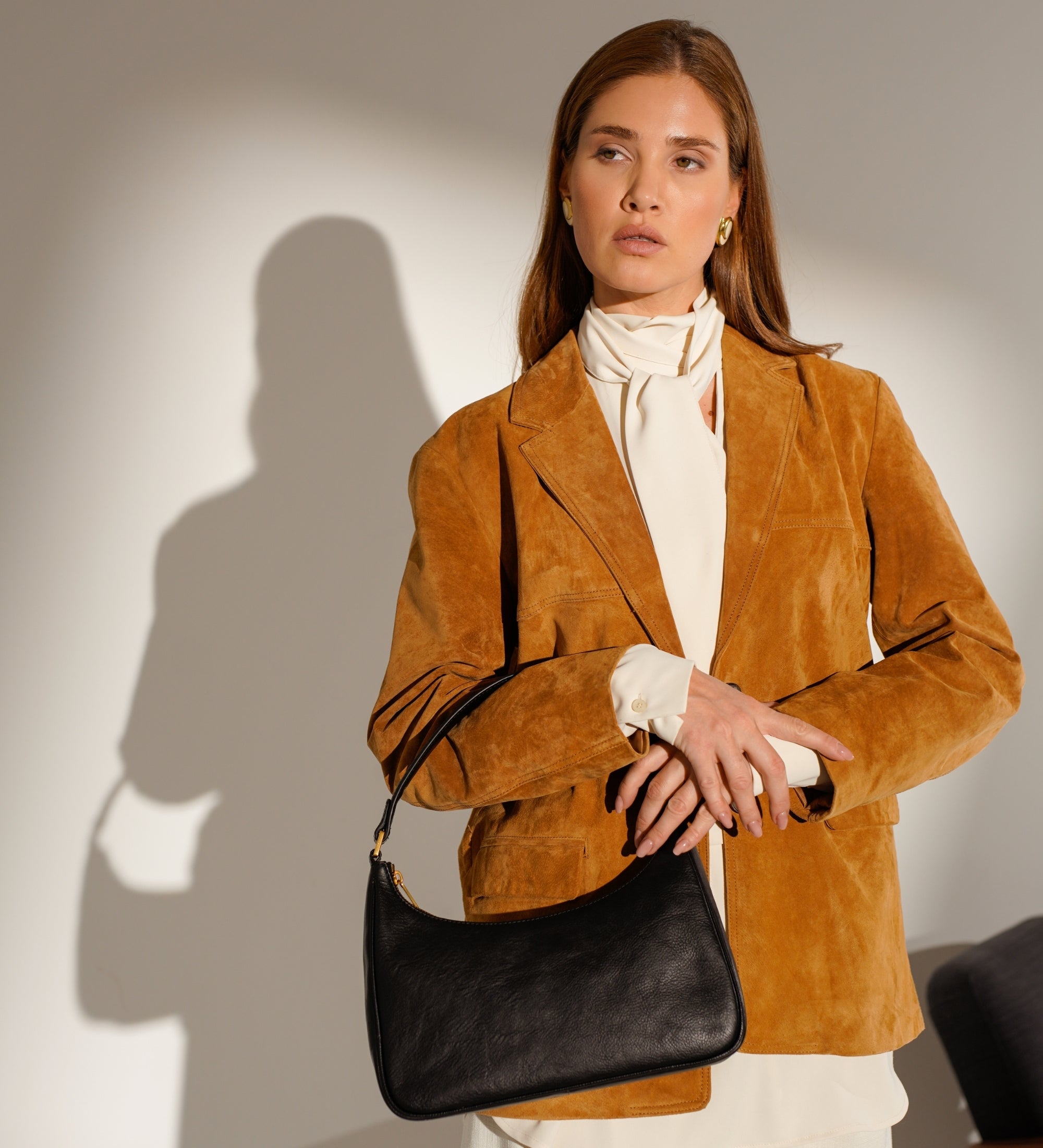Sac hobo souple effet cuir pour femme-13