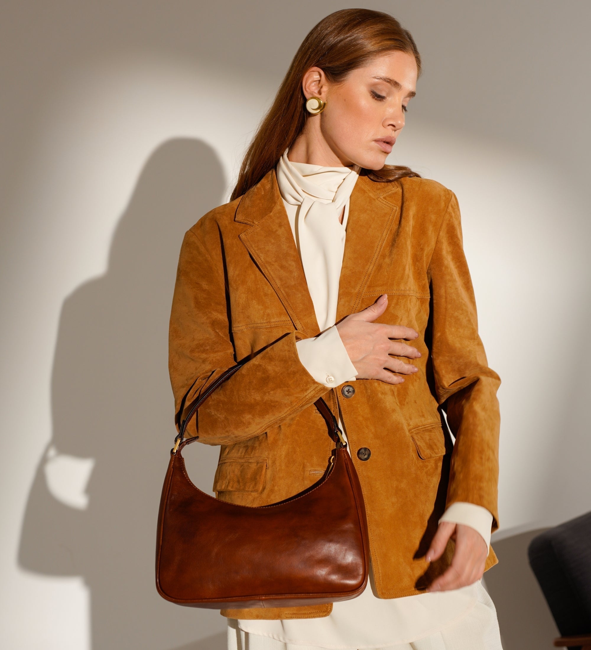 Sac hobo souple effet cuir pour femme-20