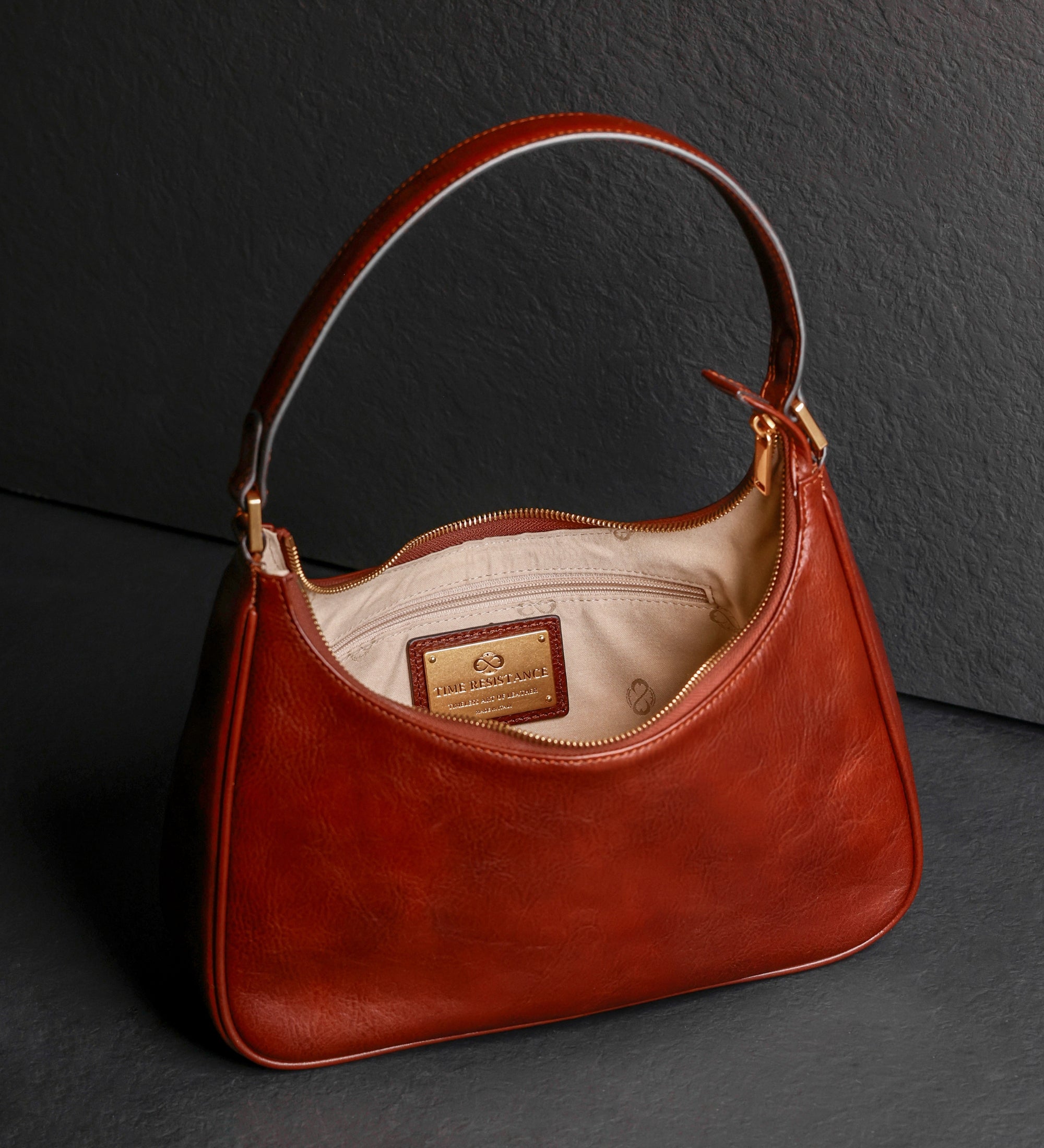 Sac hobo souple effet cuir pour femme-5