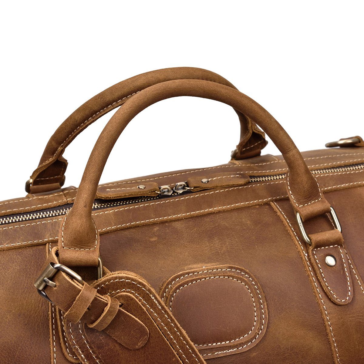 Sac week-end effet cuir grande capacité-15