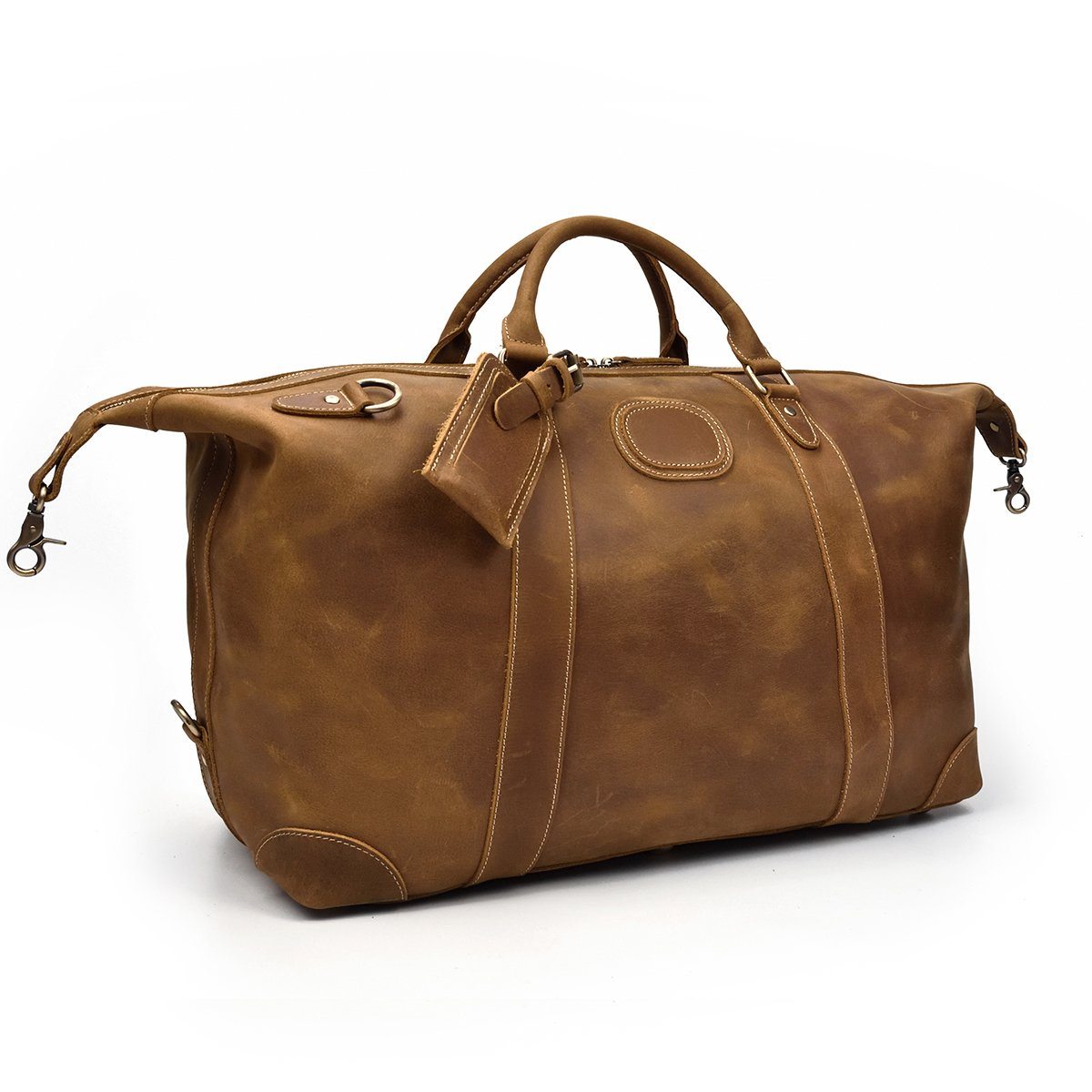 Sac week-end effet cuir grande capacité-6