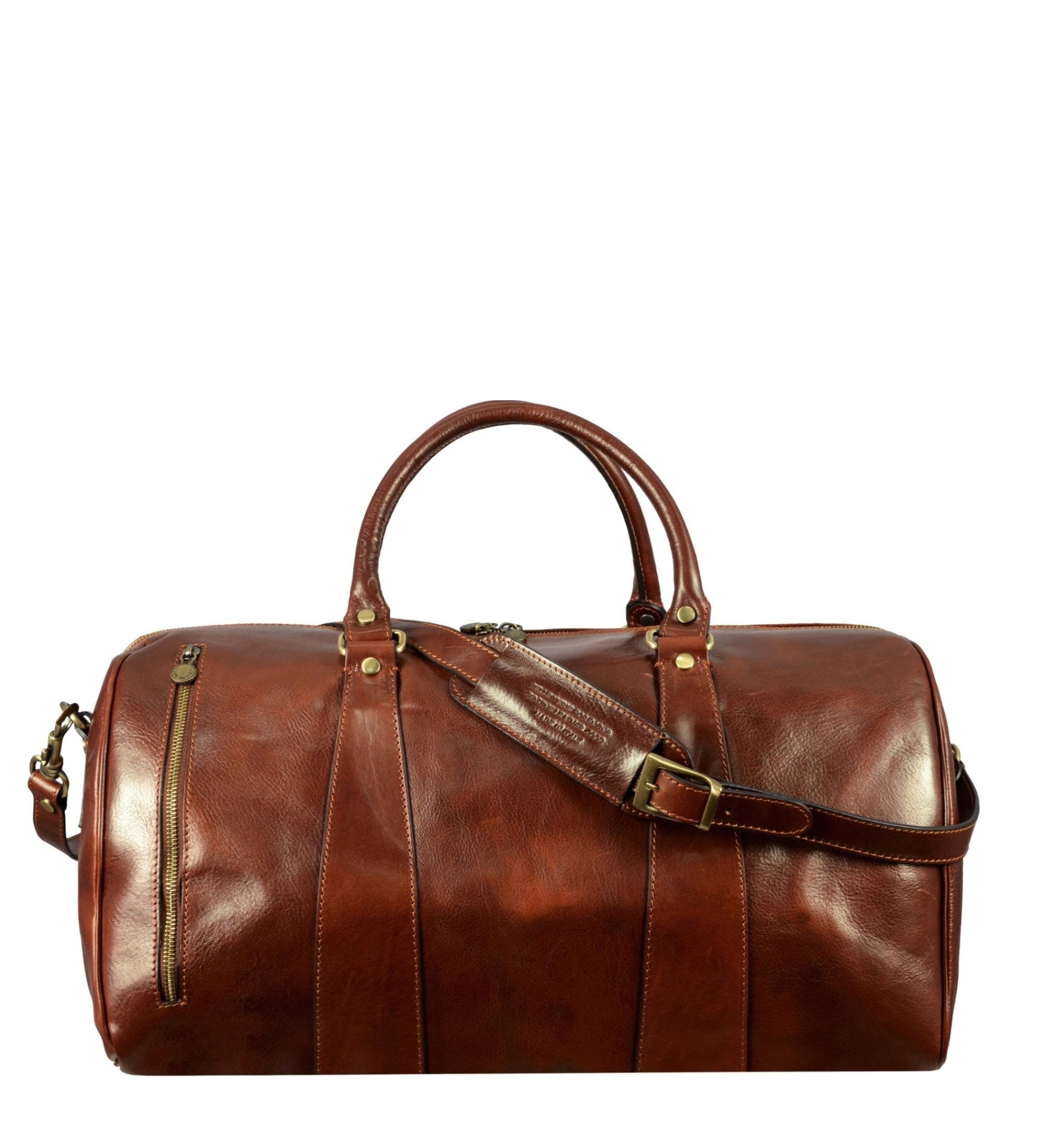 Sac week-end effet cuir souple-1