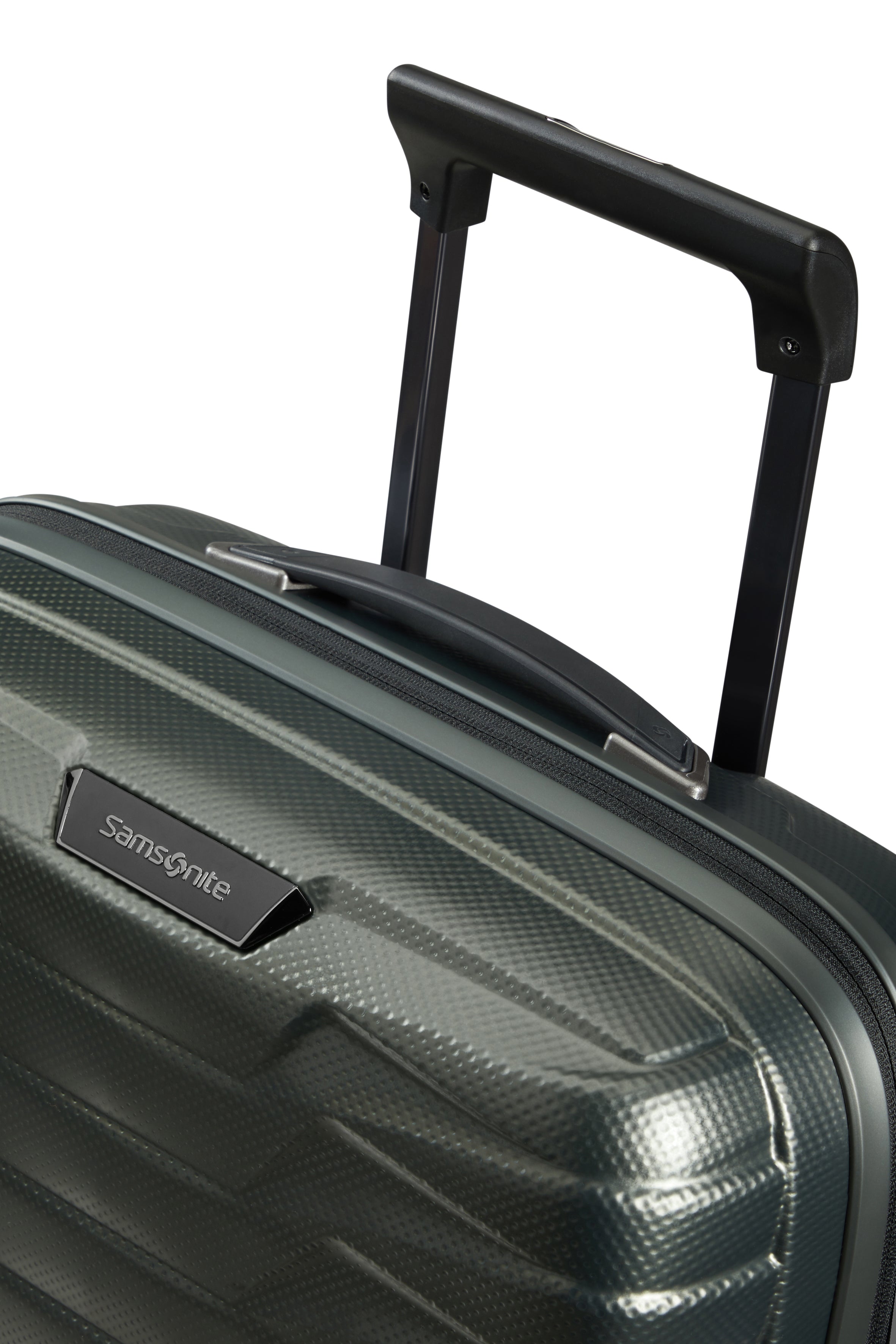 Valise cabine rigide extensible gris perle-5