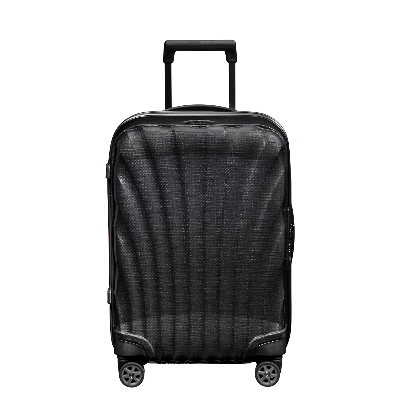 Valise cabine rigide légère noire-1