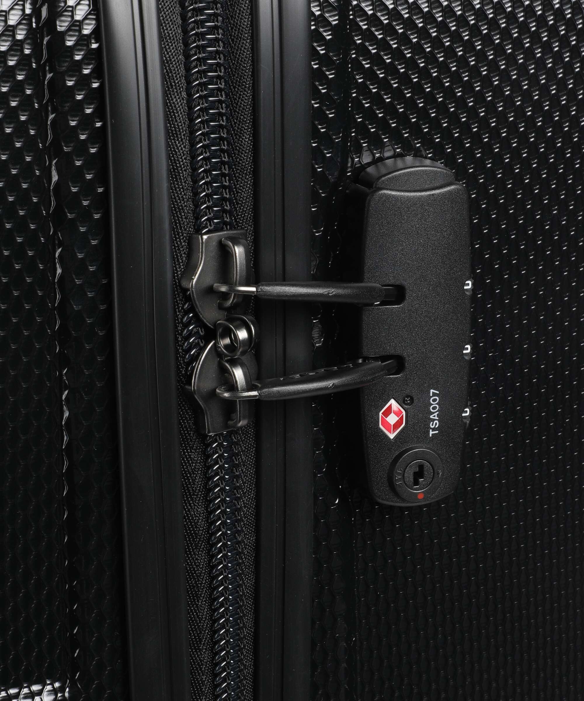 Valise cabine rigide noire à 4 roues-3