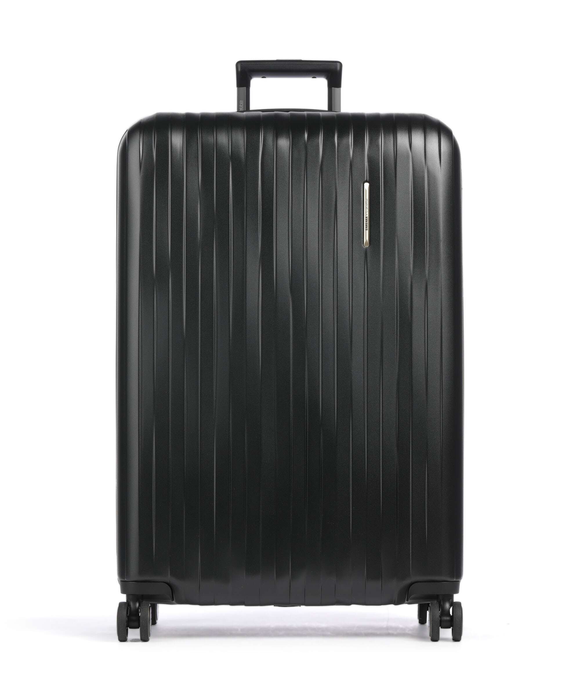 Valise rigide noire élégante à 4 roues-1