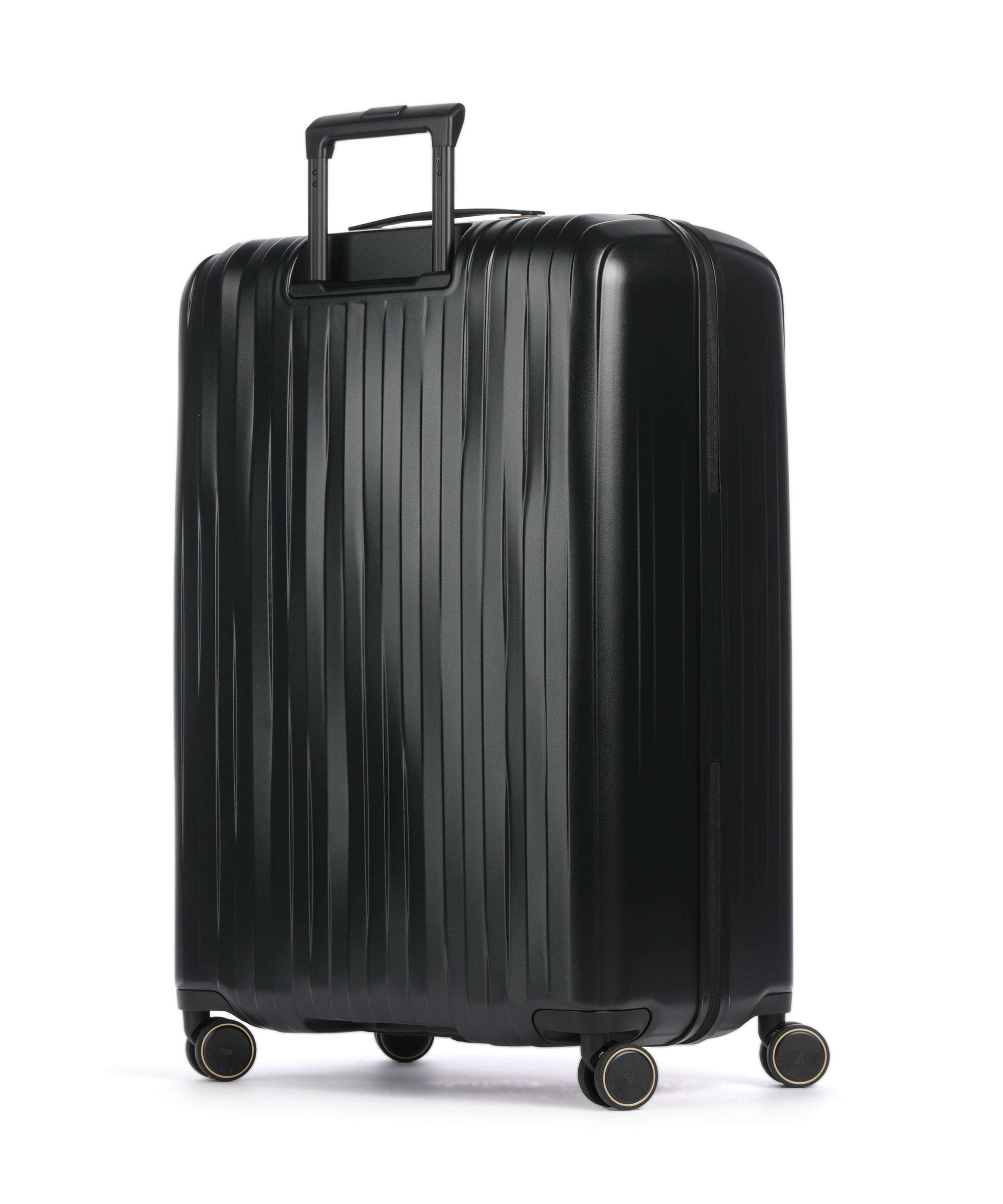 Valise rigide noire élégante à 4 roues-2