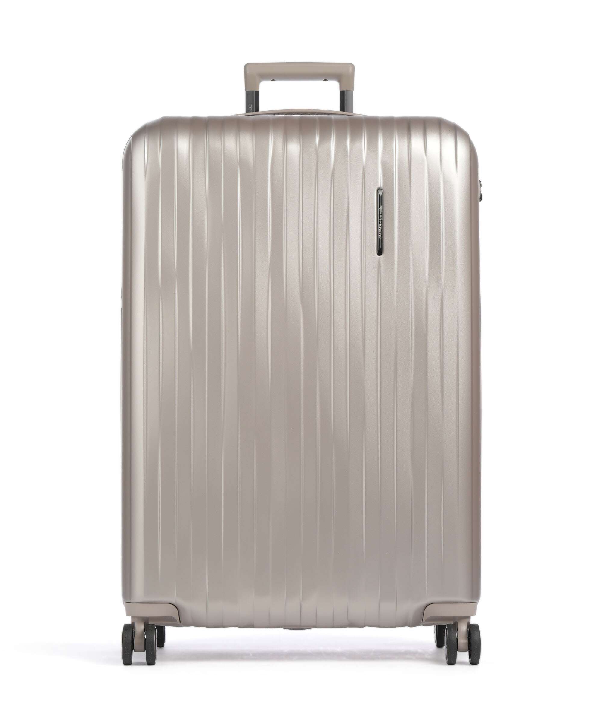 Valise rigide satin nude à 4 roues-1