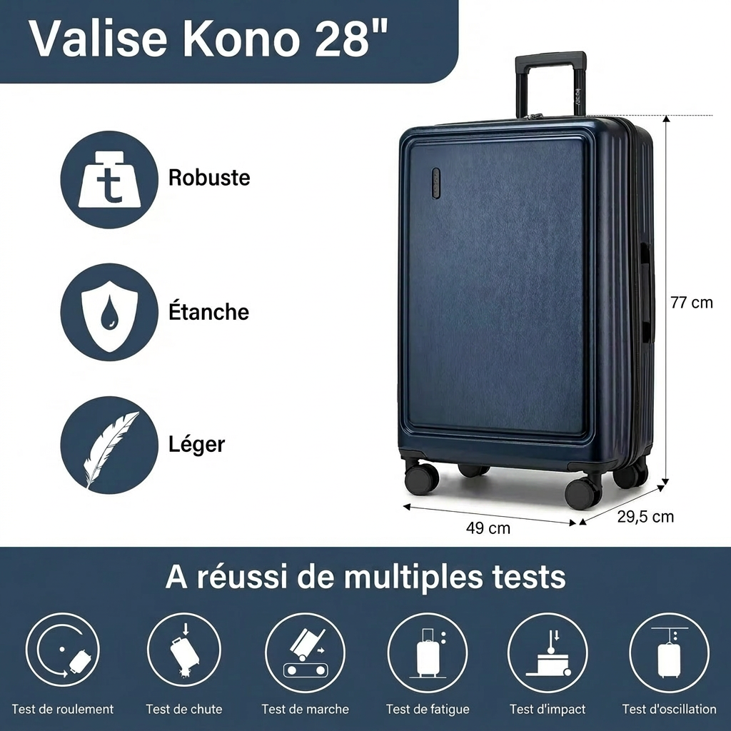 Valise soute rigide grande capacité 23 kg-3
