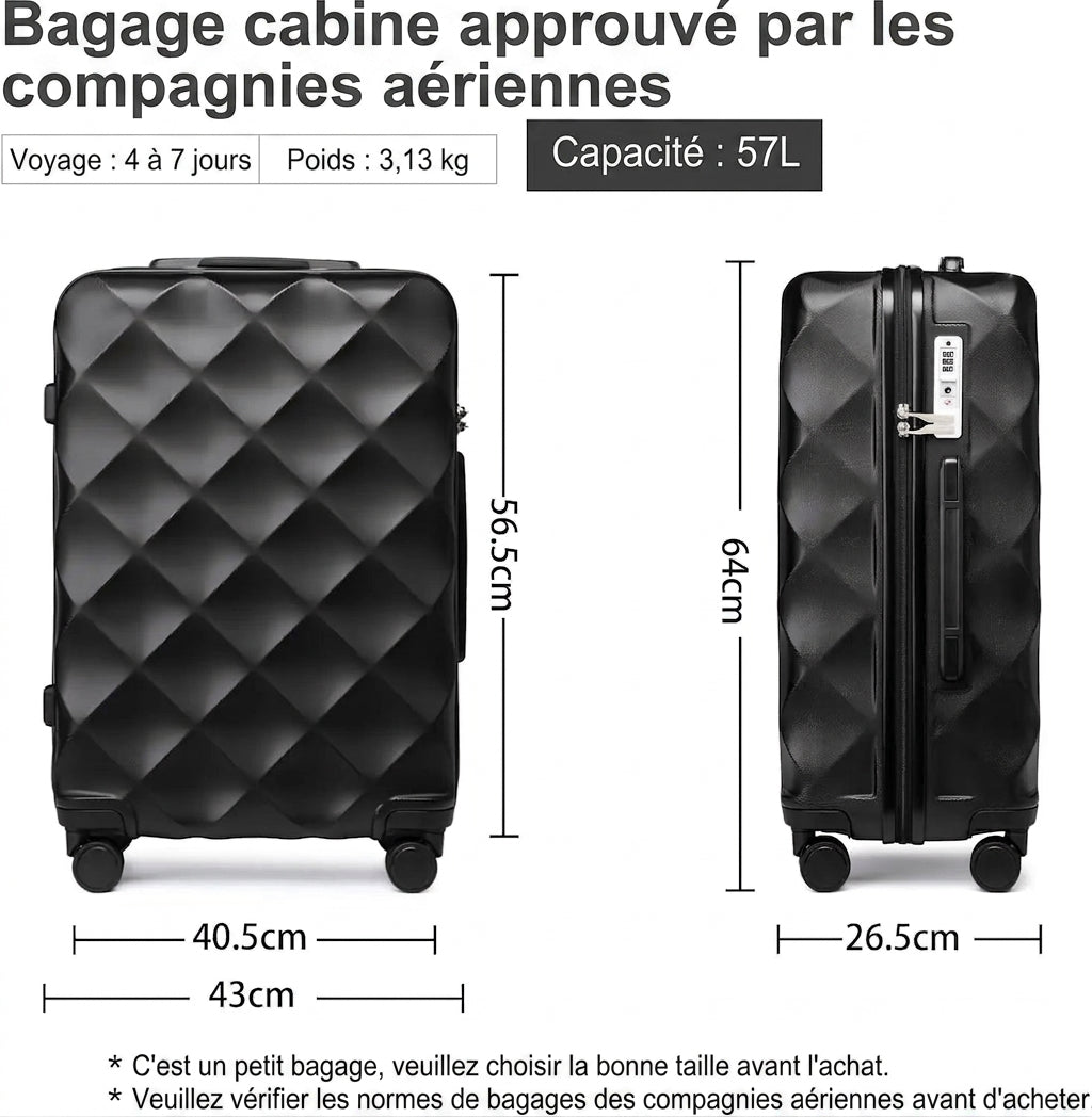 Valise soute rigide légère grand format-6