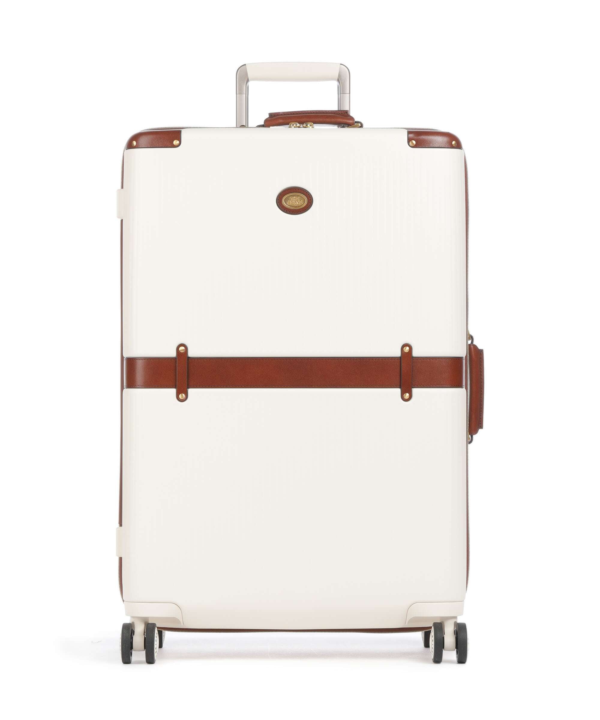Valise trolley effet cuir naturel-1
